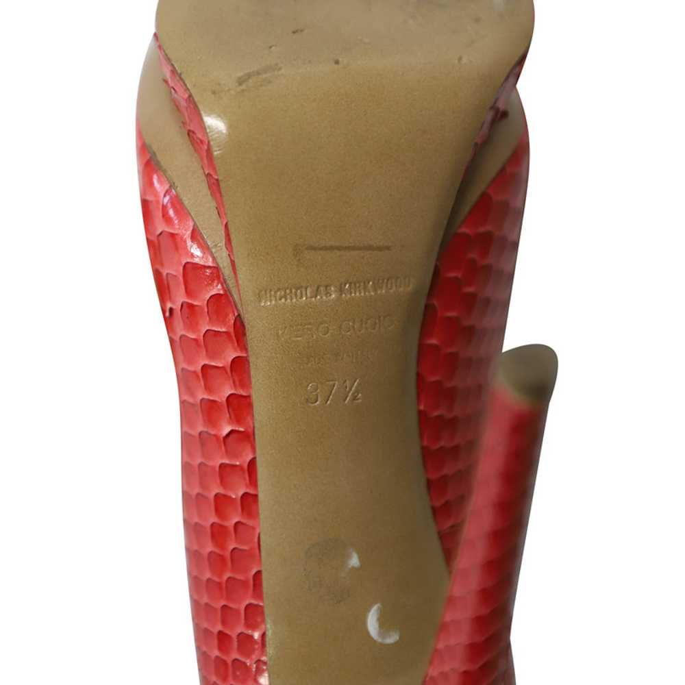 Nicholas Kirkwood Sandals Patent leather in Beige - image 6