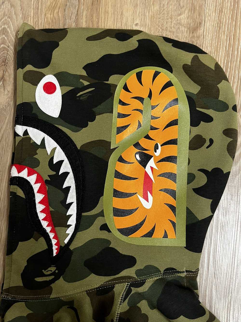 Bape 1ST CAMO WINDSTOPPER SHARK FULL ZIP HOODIE - image 5