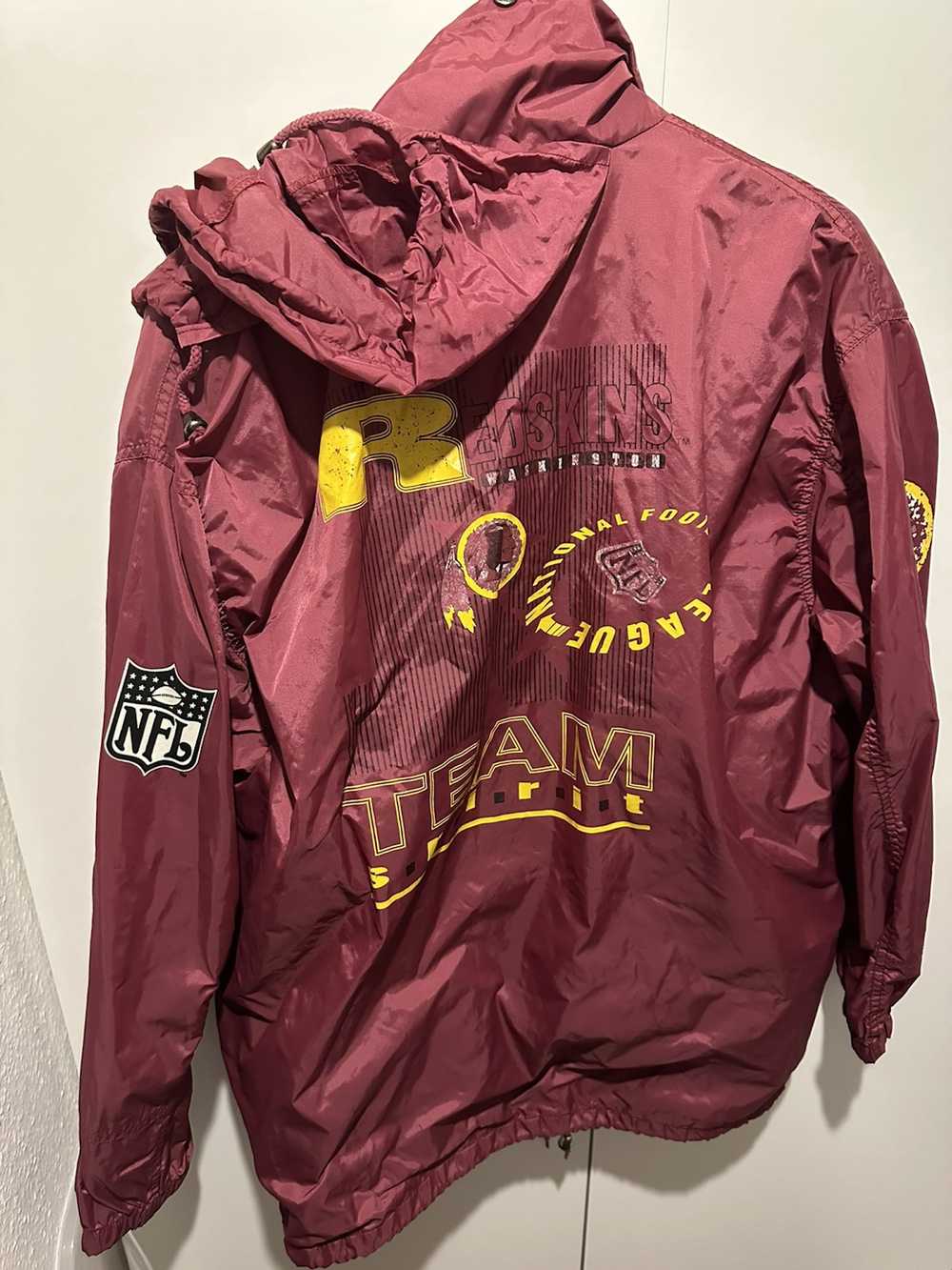 NFL Campri Jacket Washington Redskins Size L Vint… - image 10