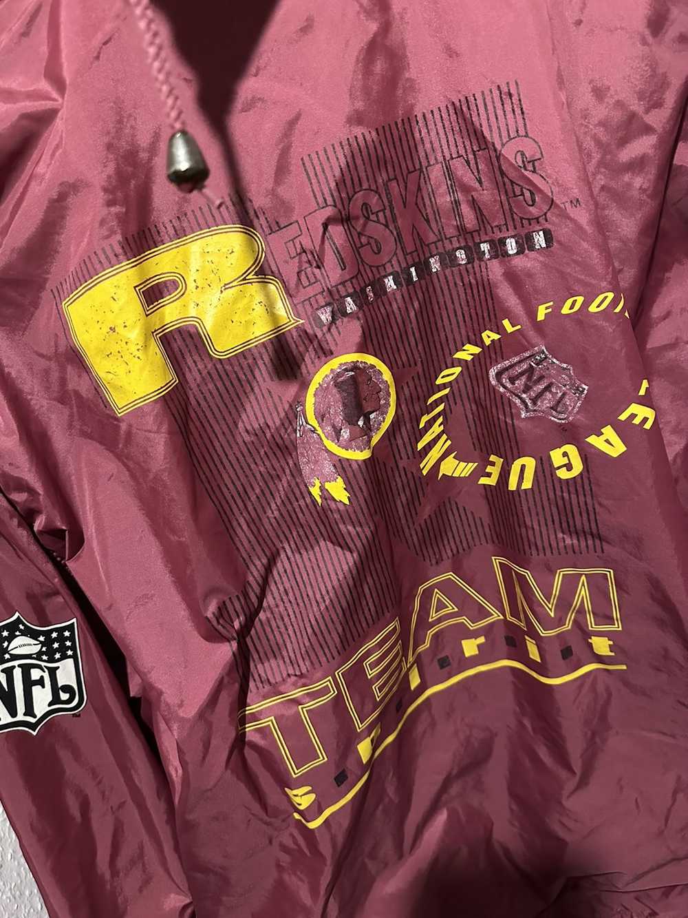 NFL Campri Jacket Washington Redskins Size L Vint… - image 11