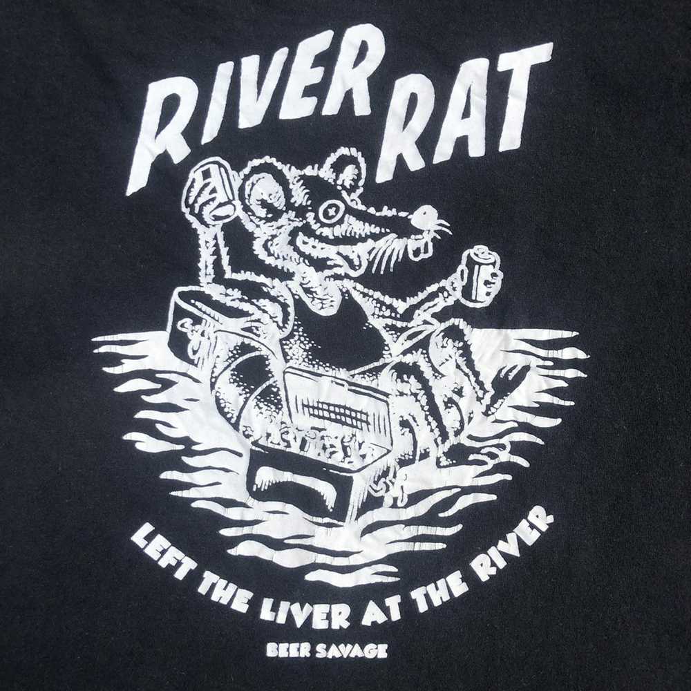 Animal Tee × Rats × Streetwear River rat beer sav… - image 4