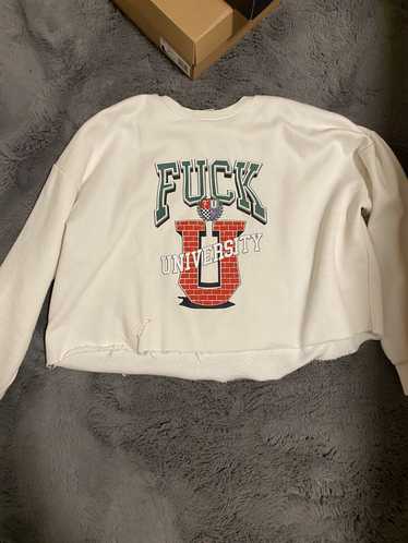 Streetwear F U university sweatshirt size s