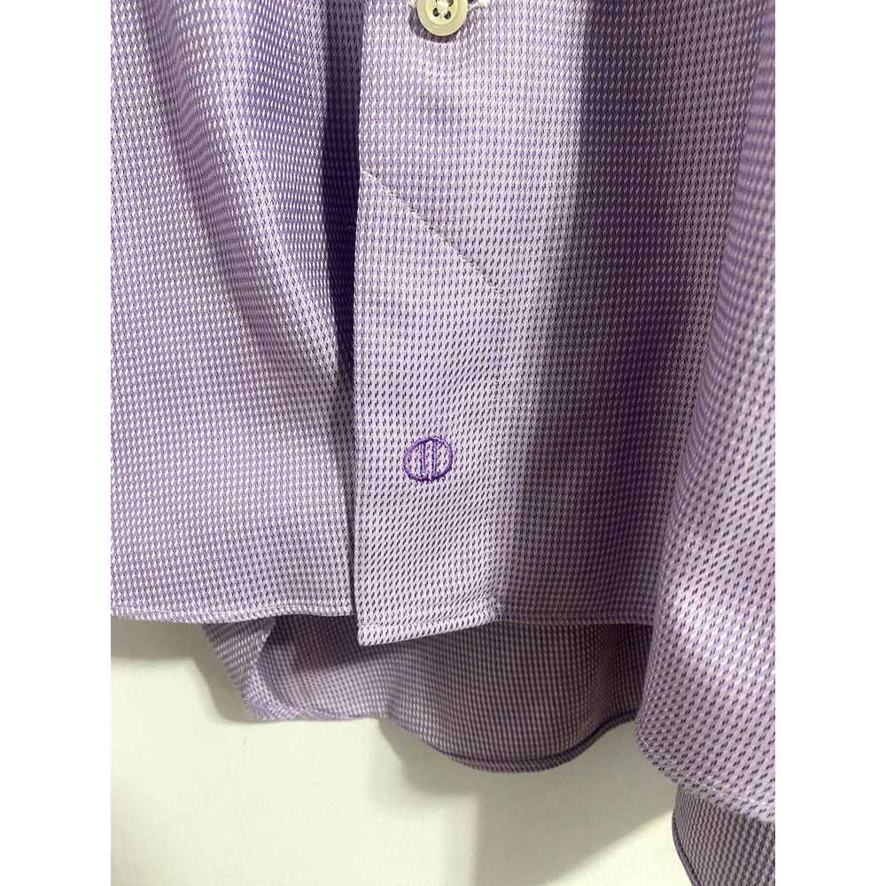 David Donahue David Donahue Men's Purple Dress Sh… - image 5