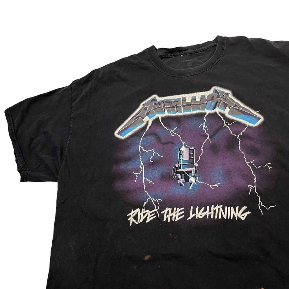 Band Tees × Metallica Metallica Ride The Lightnin… - image 2