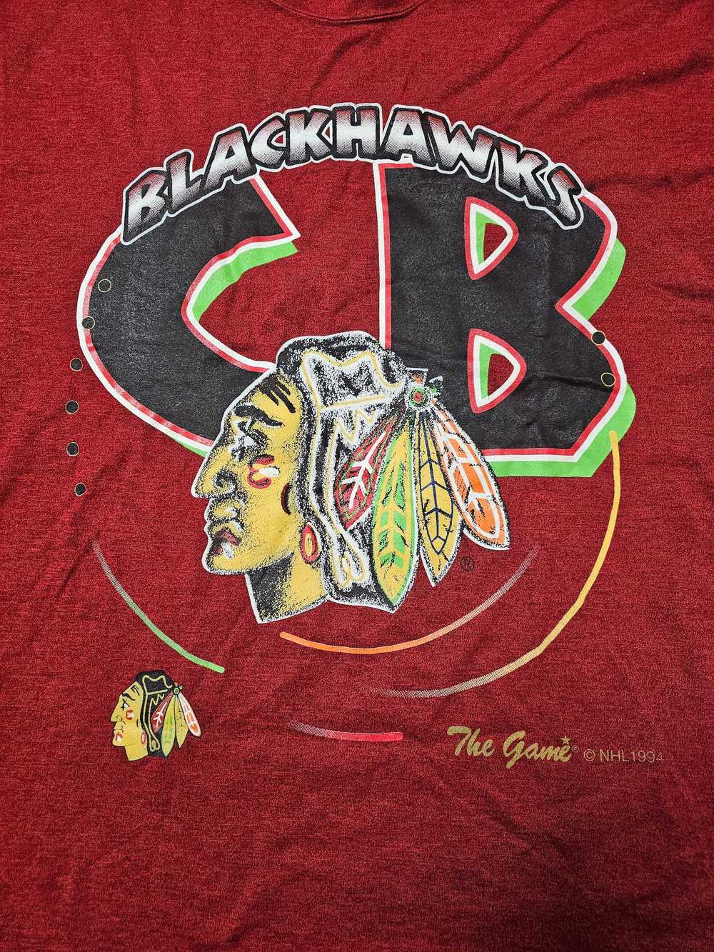 NHL × The Game × Vintage CHICAGO BLACKHAWKS 1994 … - image 3