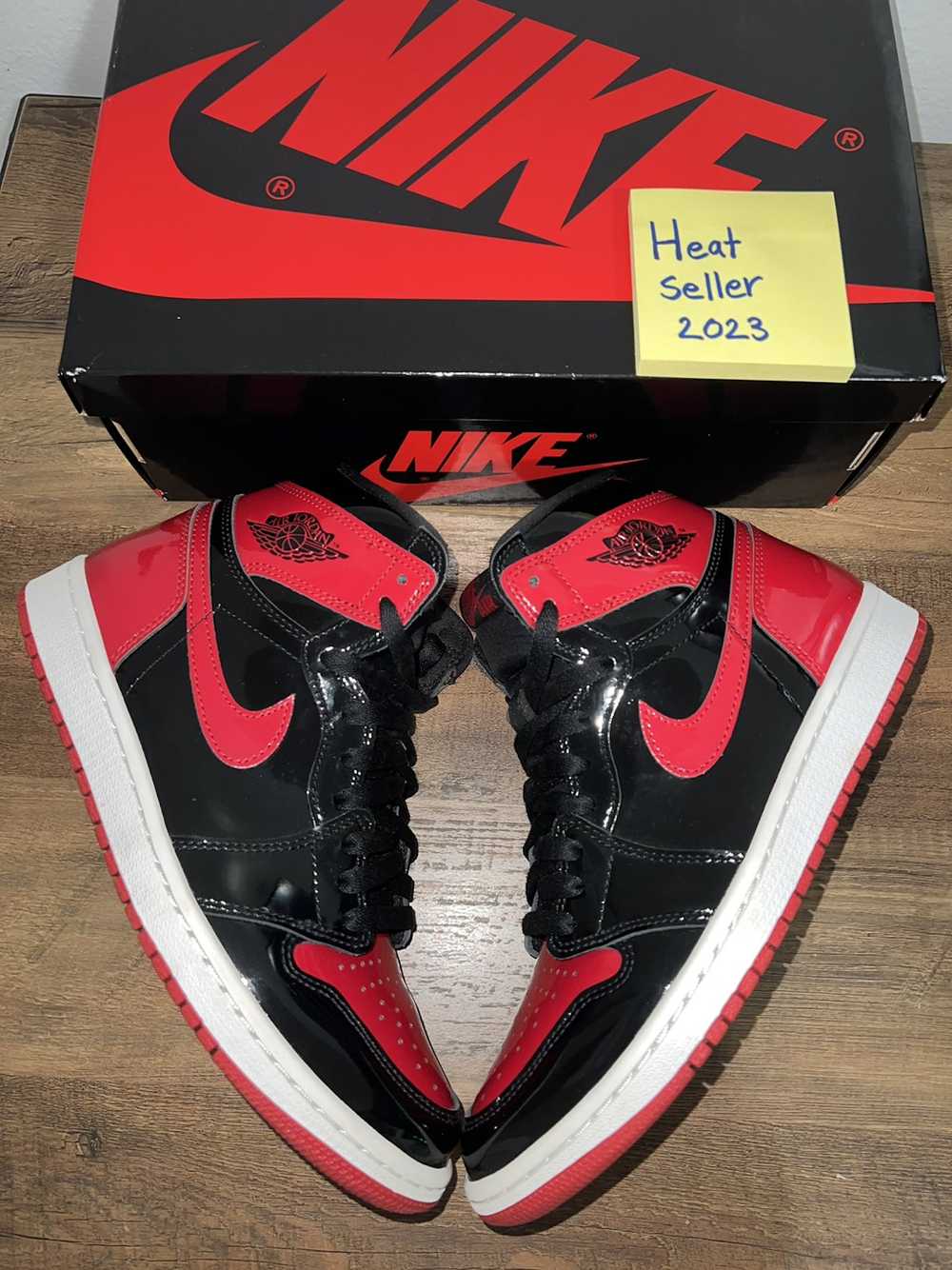 Jordan Brand × Nike Air Jordan 1 Patent Bred - image 4