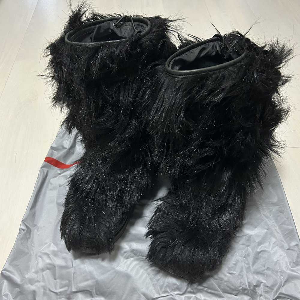 Prada Prada Sport Fur Snow Boots - image 1