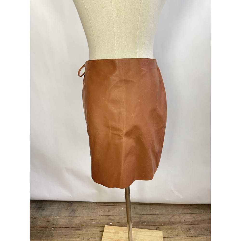 Maryam Nassir Zadeh Leather mini skirt - image 2