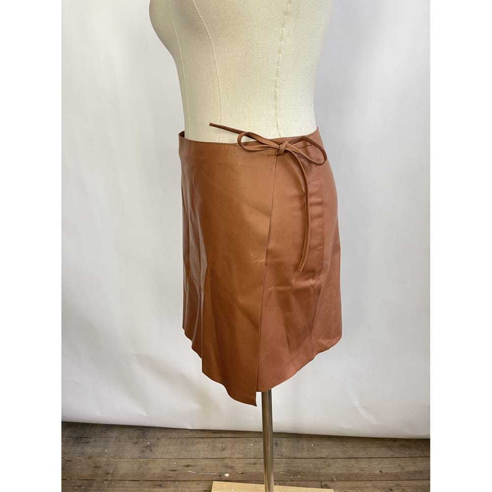 Maryam Nassir Zadeh Leather mini skirt - image 5