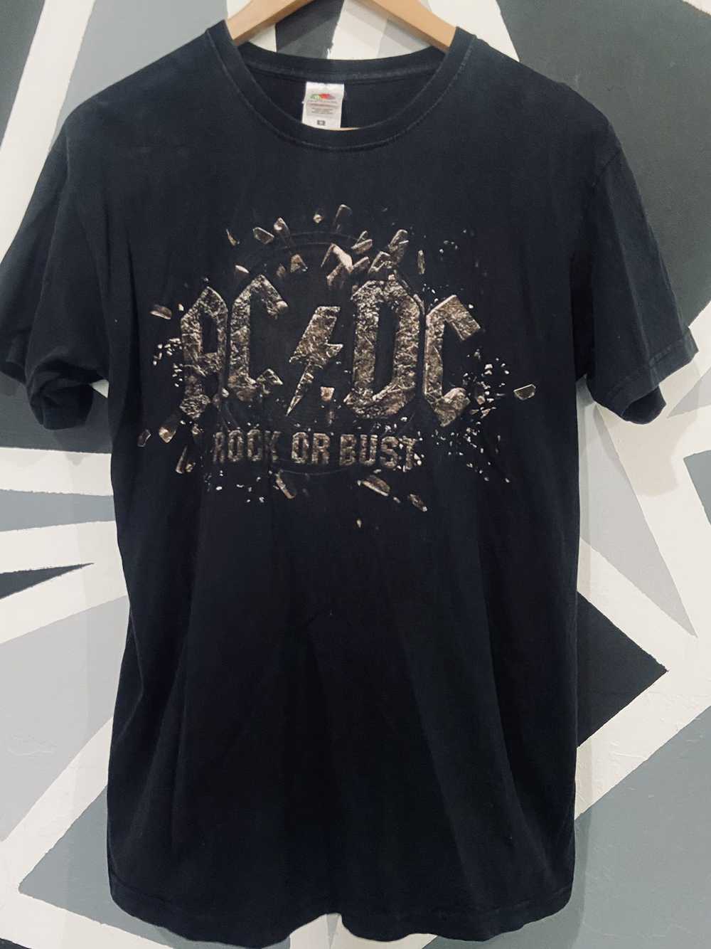 Ac/Dc × Fruit Of The Loom × Rock T Shirt Acdc Eur… - image 2