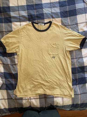 Undercover Undercover Pale Yellow Pocket Ringer T… - image 1