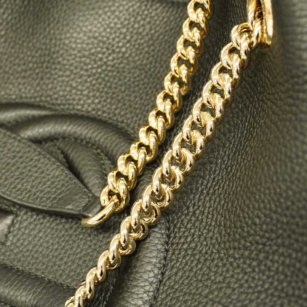 Gucci Gucci Shoulder Bag Soho Leather Black - image 6