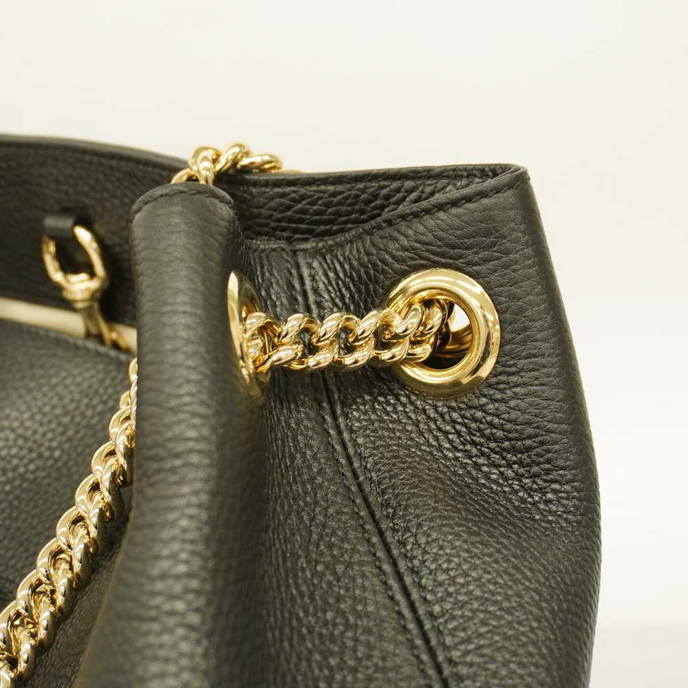 Gucci Gucci Shoulder Bag Soho Leather Black - image 7