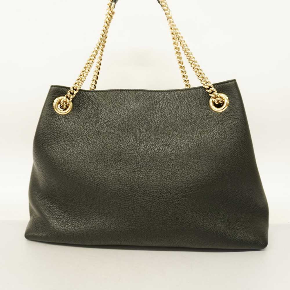Gucci Gucci Shoulder Bag Soho Leather Black - image 8