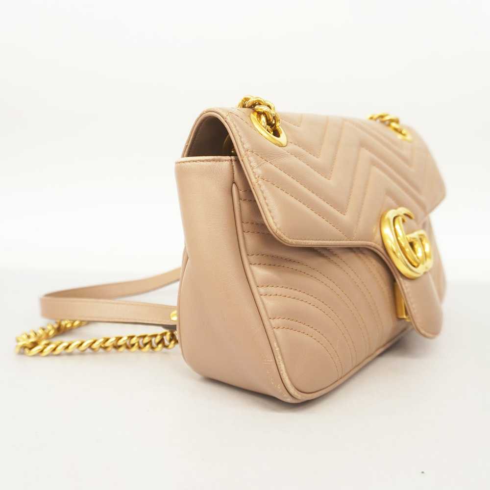 Gucci Gucci Shoulder Bag GG Marmont Leather Dusty… - image 2