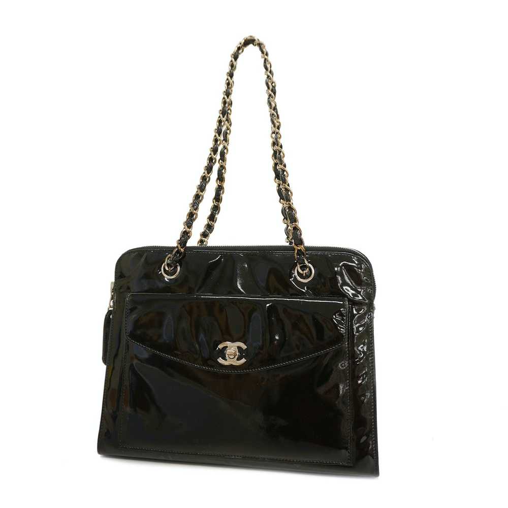 Chanel Chanel Shoulder Bag Chain Patent Leather B… - image 1