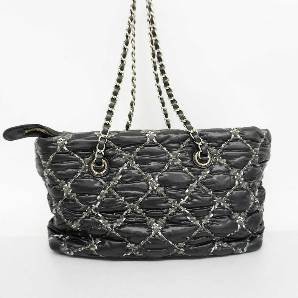 Chanel Chanel Shoulder Bag Parisian Chain Nylon B… - image 8