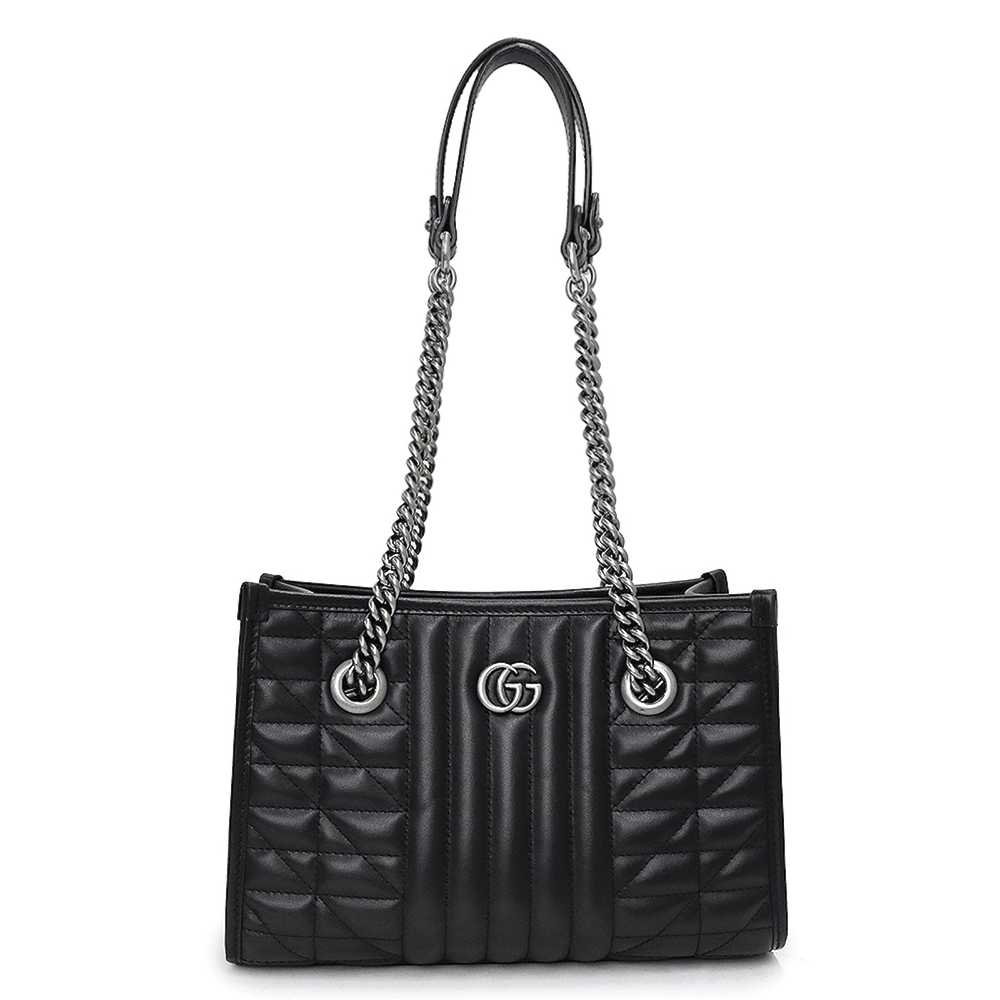 Gucci Gucci GG Marmont Small Chain Quilted Black - image 1