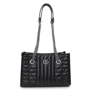 Gucci Gucci GG Marmont Small Chain Quilted Black - image 1