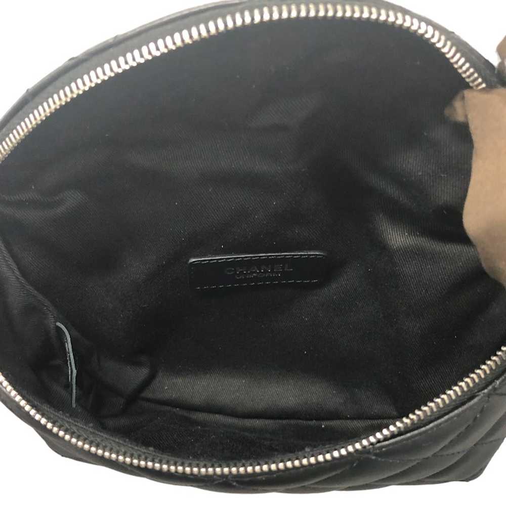 Chanel Chanel Body Bag Hardware Lambskin Black Si… - image 4