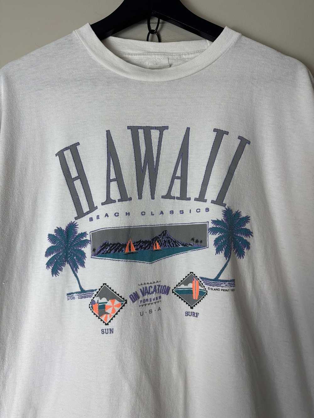 Tee × Vintage Vintage Hawaii Spellout T-shirt Siz… - image 4