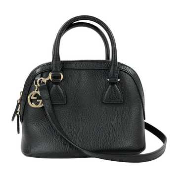 Gucci Gucci 2way Handbag Leather Black