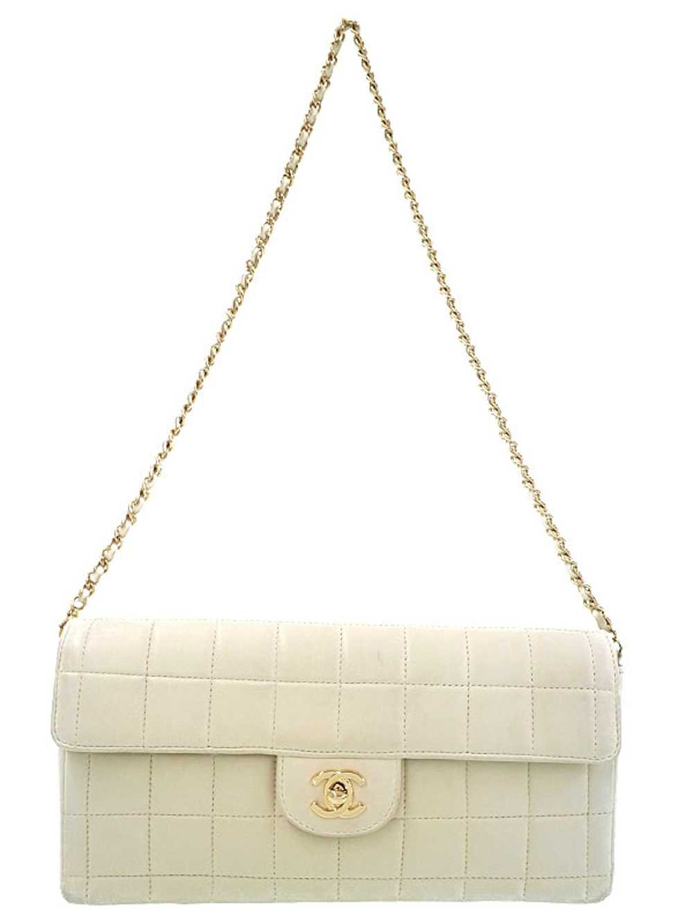 Chanel Chanel Chocolate Bar Chain Shoulder Bag Iv… - image 1