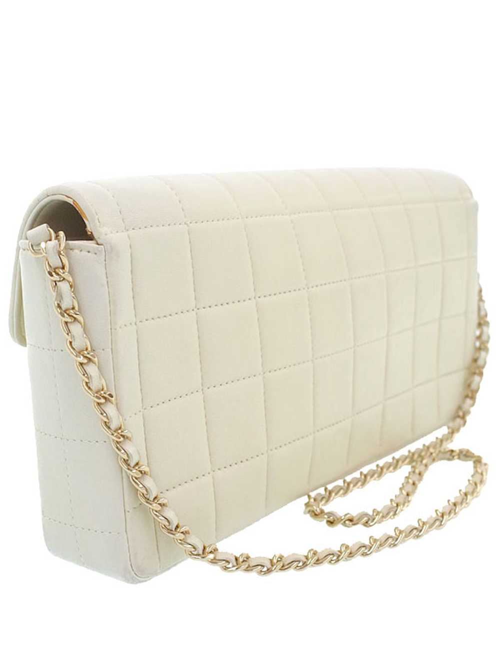 Chanel Chanel Chocolate Bar Chain Shoulder Bag Iv… - image 2