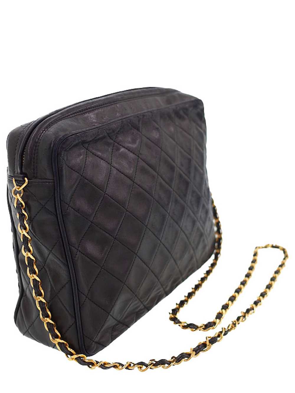 Louis Vuitton Chanel Matelasse Chain Lambskin Bla… - image 2