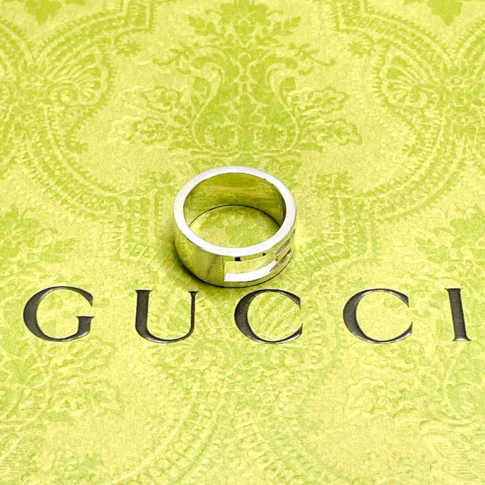 Gucci GUCCI Branded Cutout G Ring Silver 925 Wome… - image 2