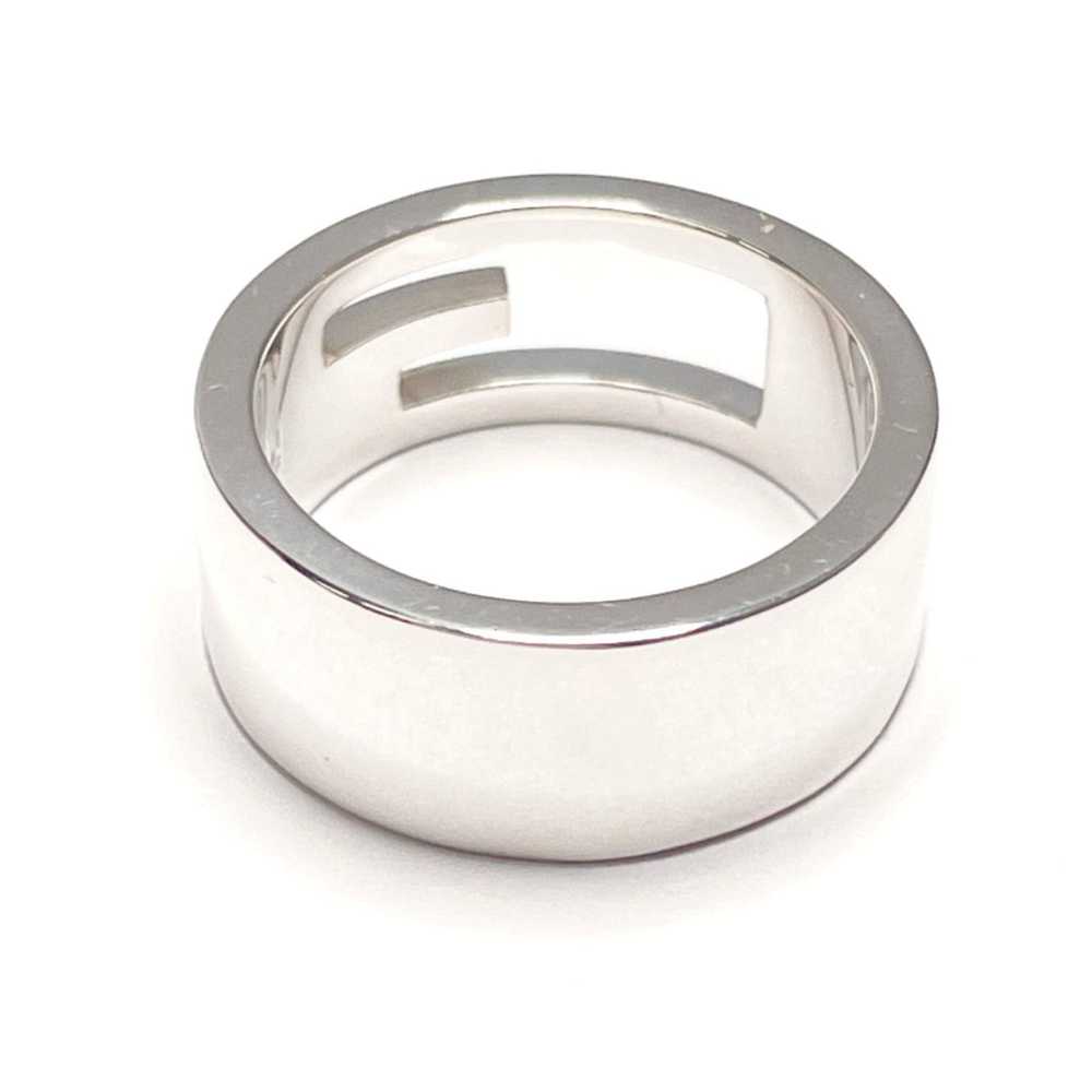 Gucci GUCCI Branded Cutout G Ring Silver 925 Wome… - image 3