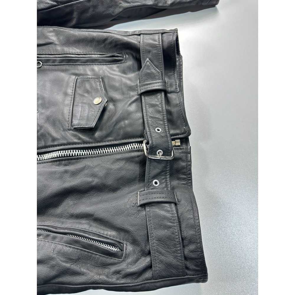 Excelled Excelled Mens Vtg Leather Motorcycle Bik… - image 6