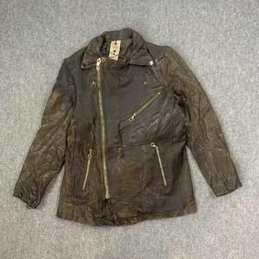 Japanese Brand × Leather Jacket × Racing Vintage … - image 1