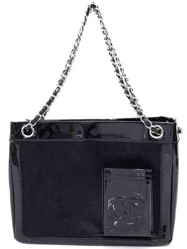 Chanel Chanel Coco Mark Chain Shoulder Bag Black