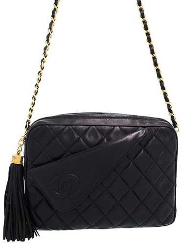 Chanel Chanel Matelasse Chain Shoulder Bag Black - image 1