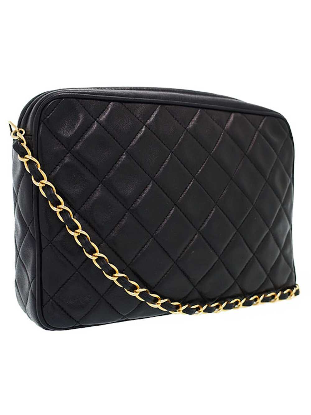 Chanel Chanel Matelasse Chain Shoulder Bag Black - image 2