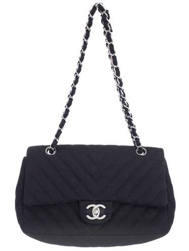 Chanel Chanel V Stitch Chain Shoulder Bag Black