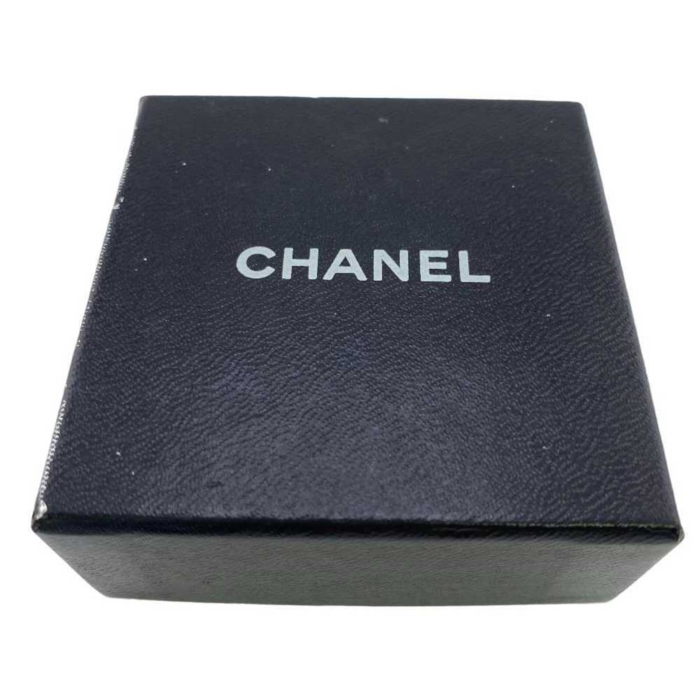 Chanel CHANEL 00A here mark earrings black ladies - image 10