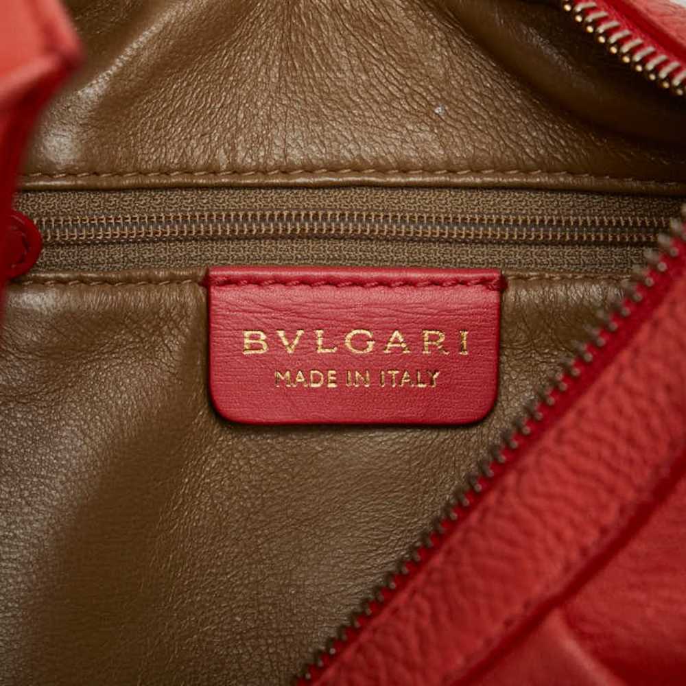 Bvlgari BVLGARI One Shoulder Bag Pink Leather Lad… - image 10