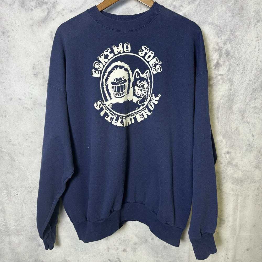 Vintage Vintage Eskimo Joes Sweatshirt Mens 2XL B… - image 2