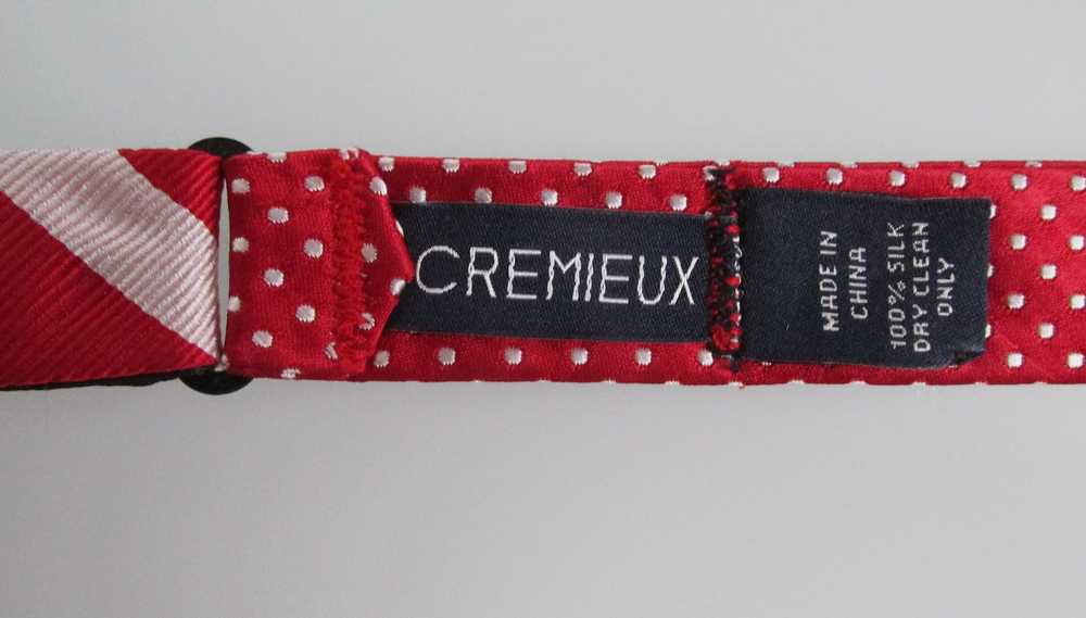 Cremieux Cremieux Reversible Self Tie Silk Bow Tie - image 3
