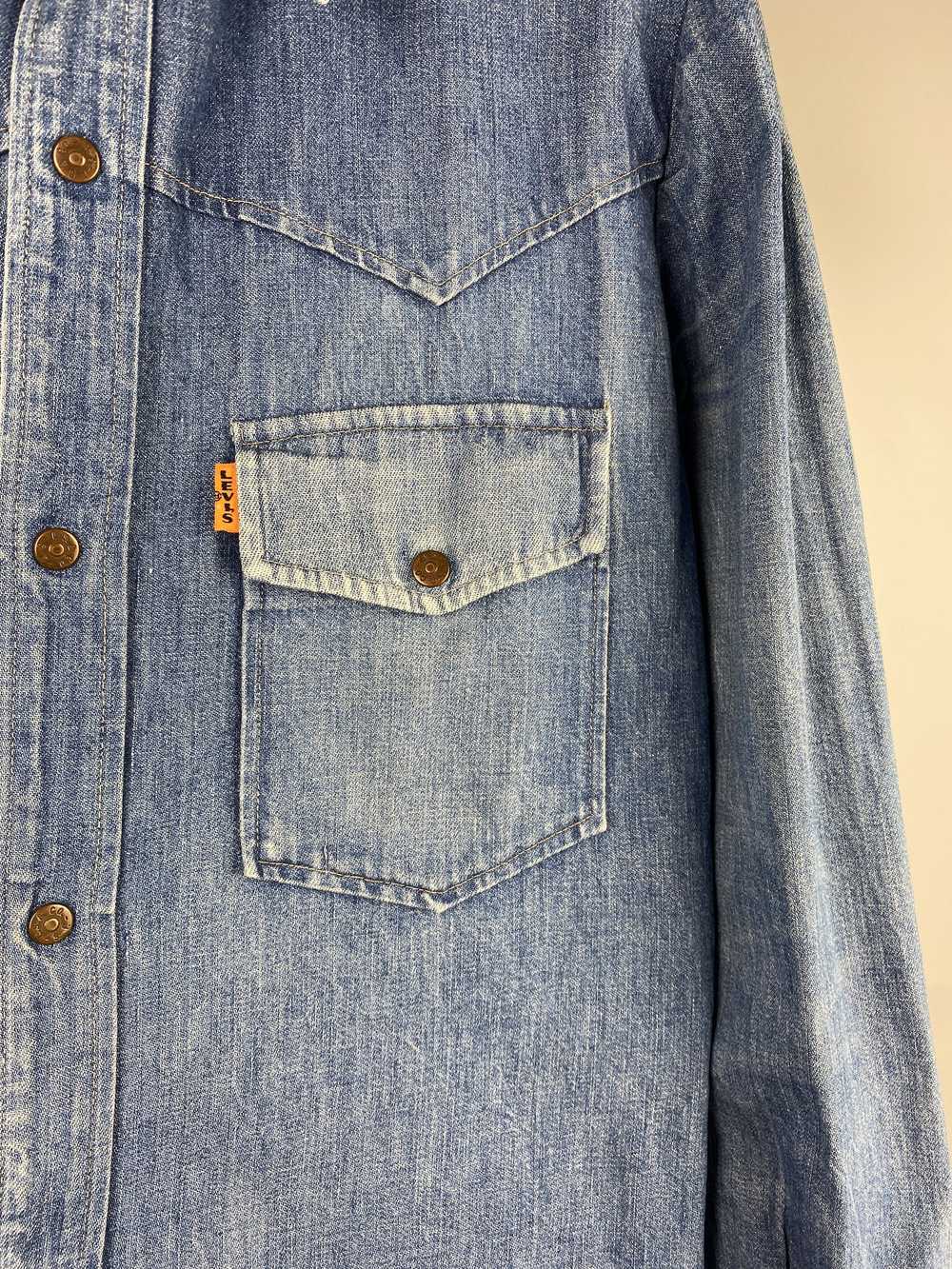 Levi's × Rare × Vintage Vtg Levis Big E Orange Ta… - image 8