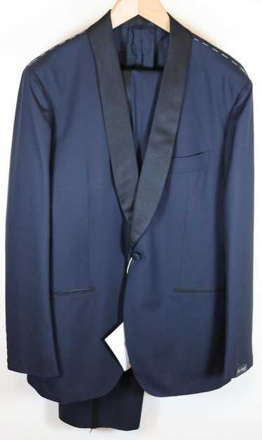 Sartorio Sartorio Napoli Wool Tuxedo Suit Navy Bla