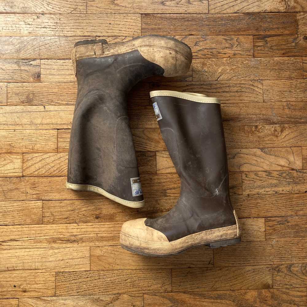 Combat Boots × Streetwear × Vintage Trashed Workw… - image 1