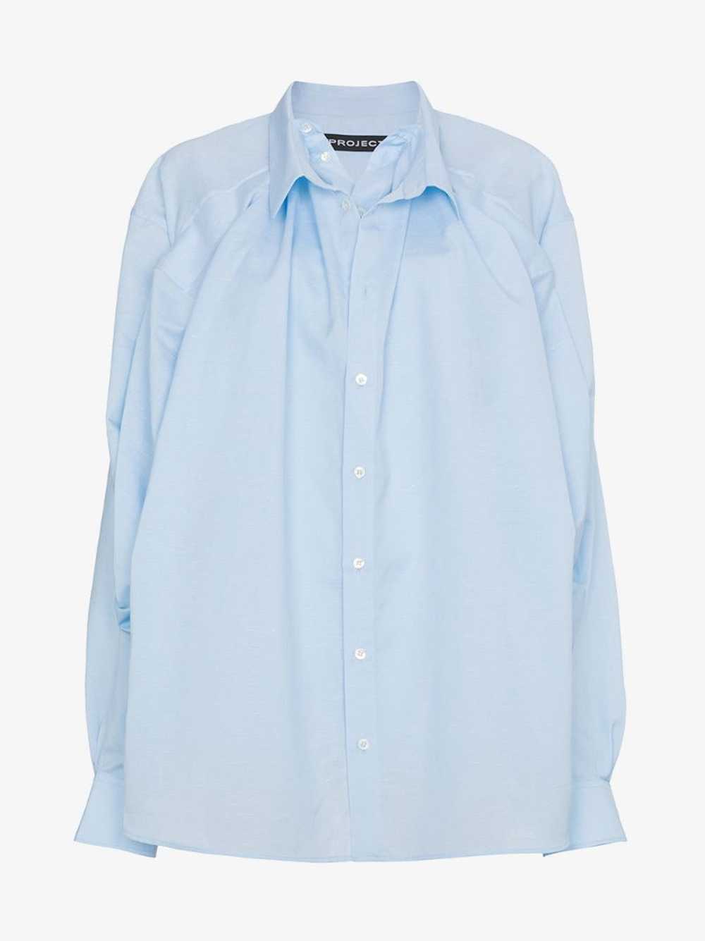 Y/Project Y/Project Blue Double Layer Shirt (UNIS… - image 10