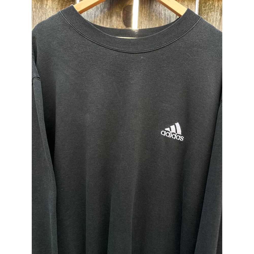 Adidas Vintage Adidas Crewneck Black Sweater Size… - image 4