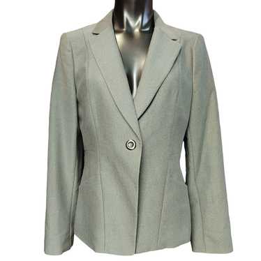 Anne Klein AK Anne Klein Stretch Women's Gray Tai… - image 1