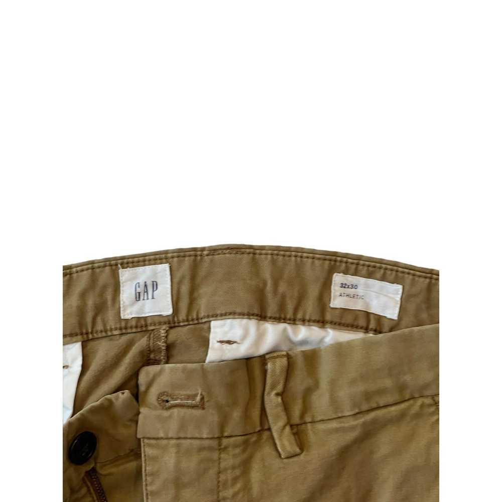 Gap Gap Tan Flat Front Athletic Chinos/Khakis Men… - image 2