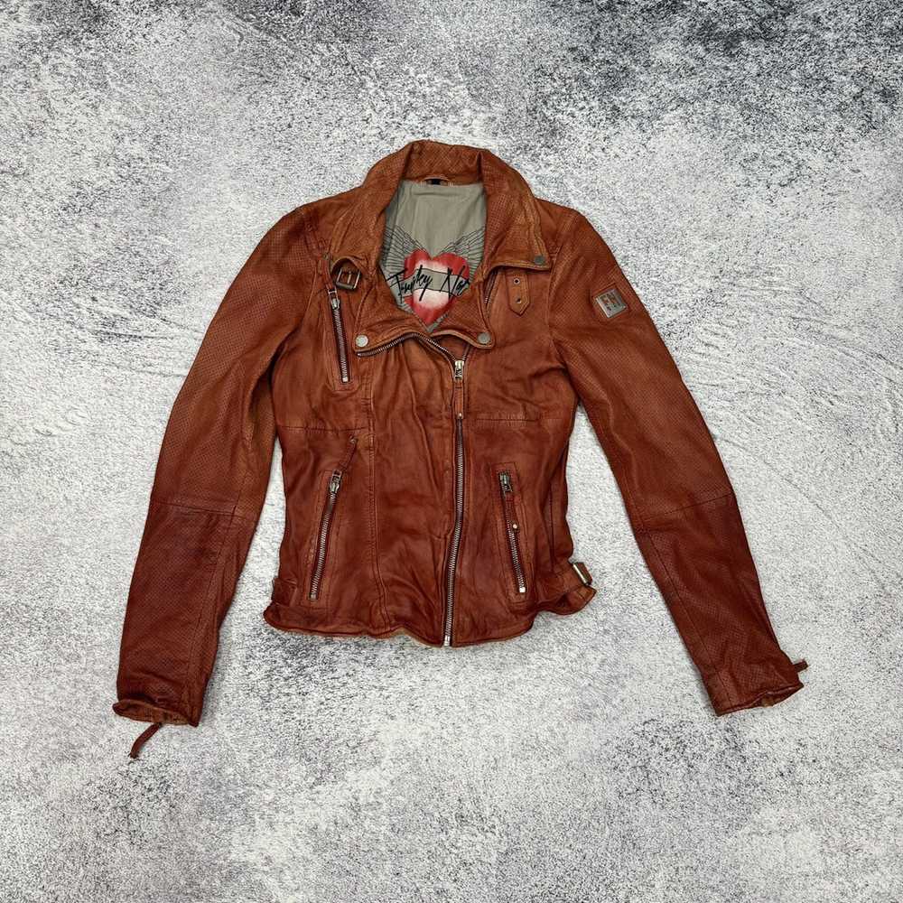 Avant Garde × Designer × Leather Jacket Freaky Na… - image 1