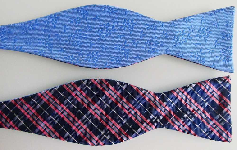 Stafford Stafford Reversible Self Tie Bow Tie - image 2